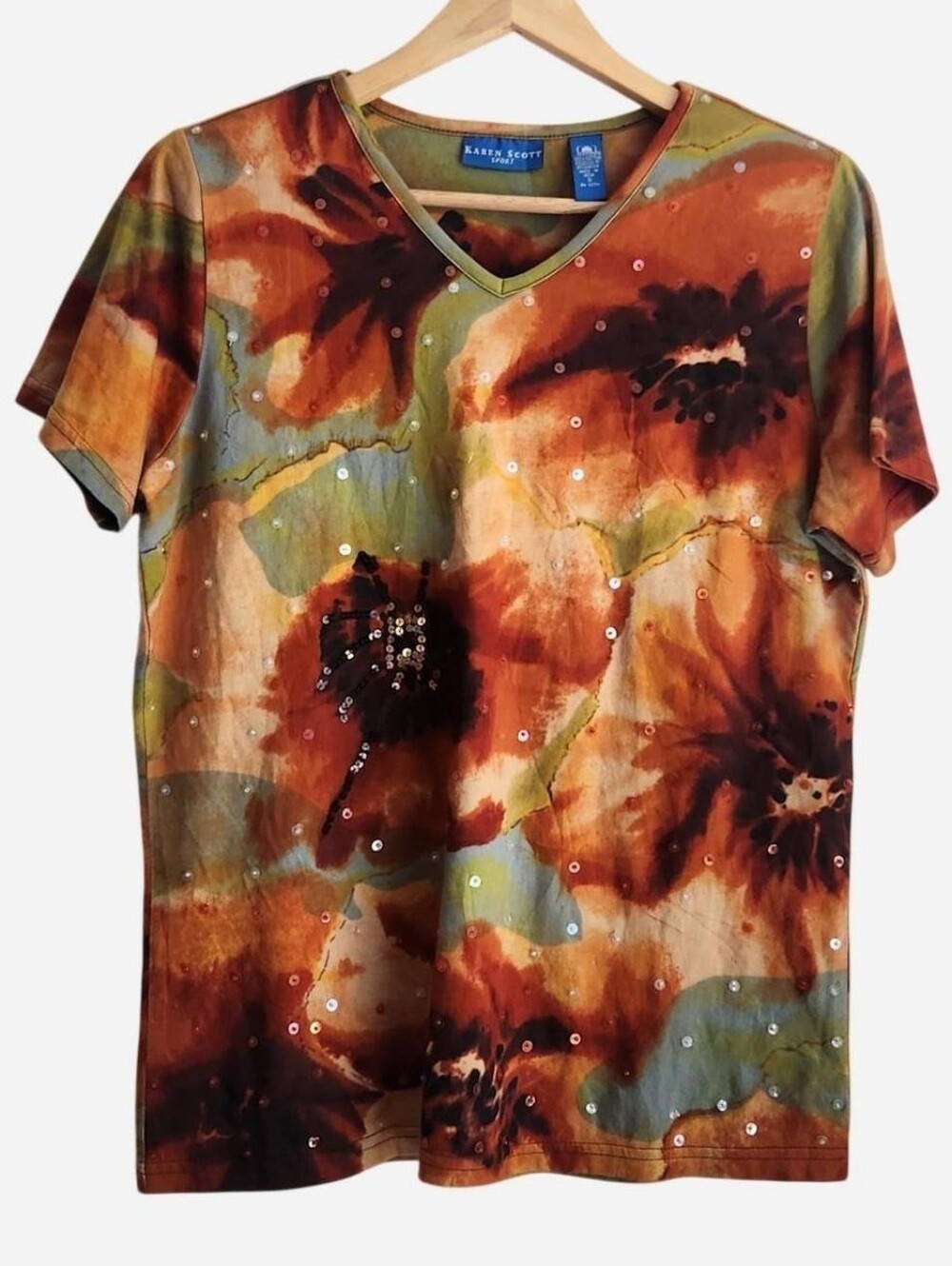 Vintage Karen Scott Cotton Top
